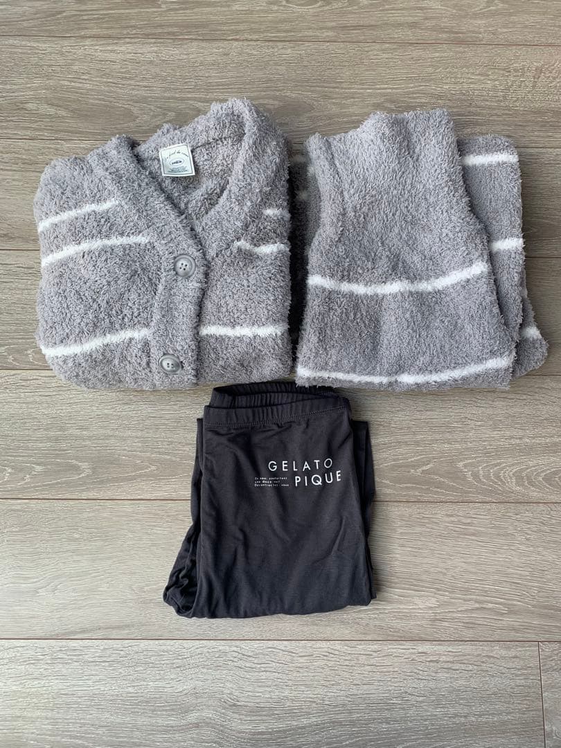 gelato pique ルームウェアセット グレー、レギンス