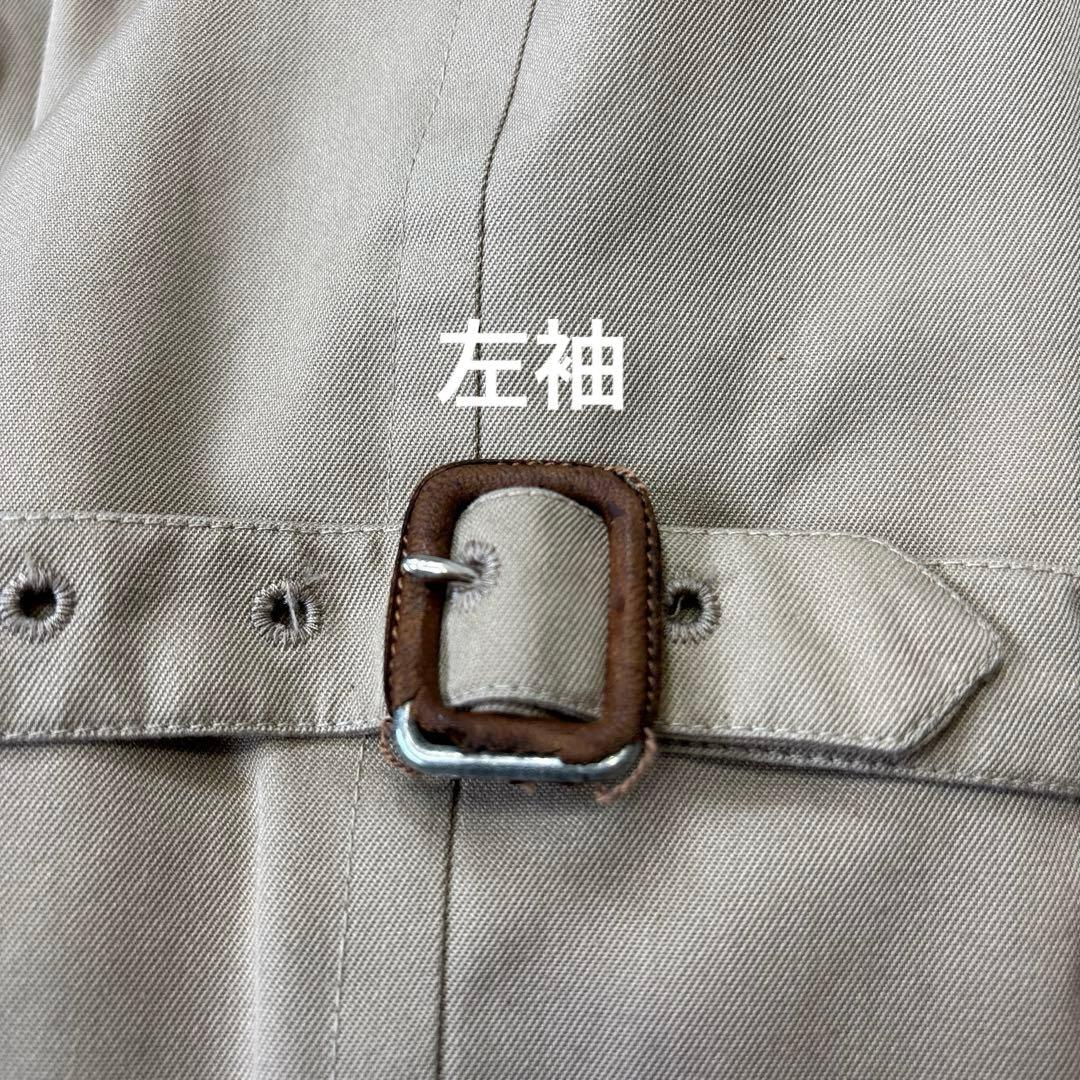 【バーバリーズ】ノバチェック　ベージュ　ロングトレンチコート　44サイズ　M