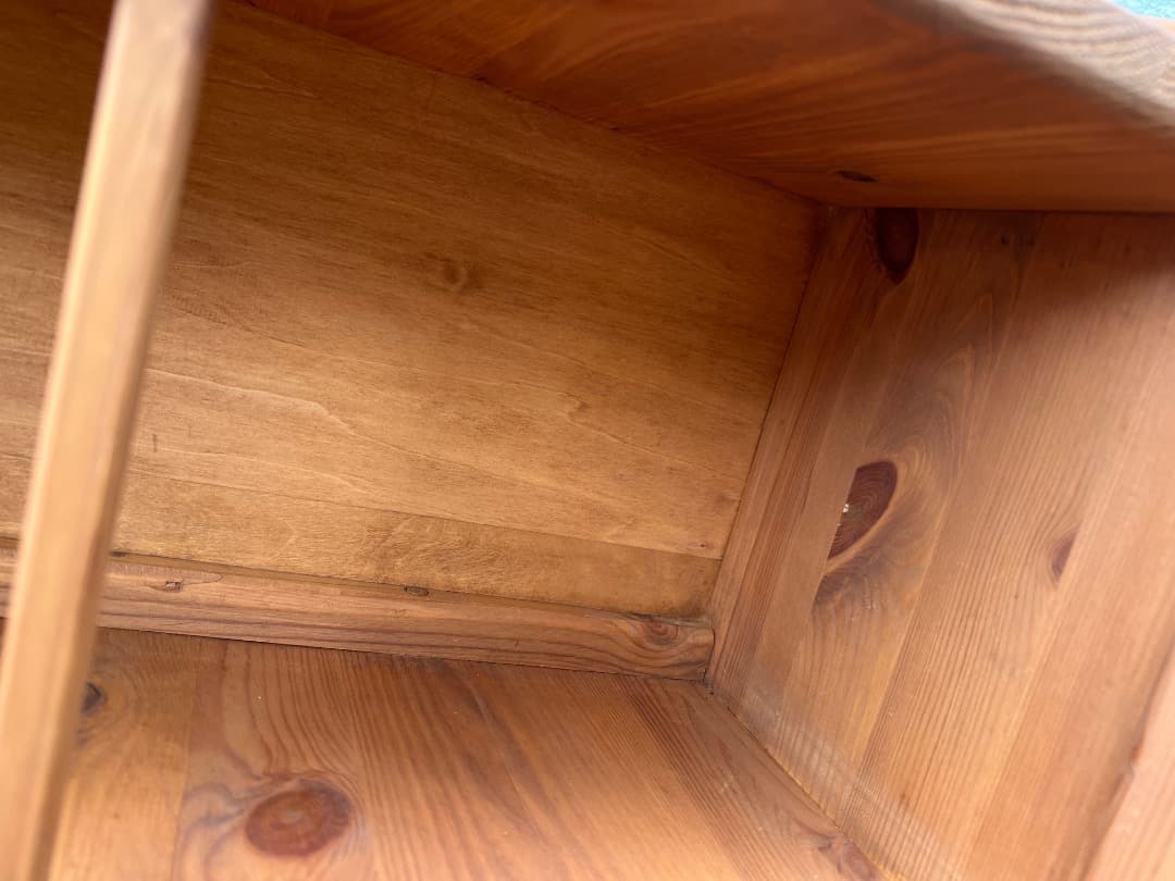 ⭐️【希少】ビンテージの古いカントリー家具：小物収納ケース