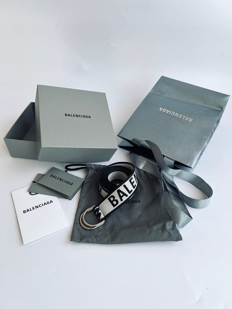 BALENCIAGA バレンシアガＤリングロゴロングベルト