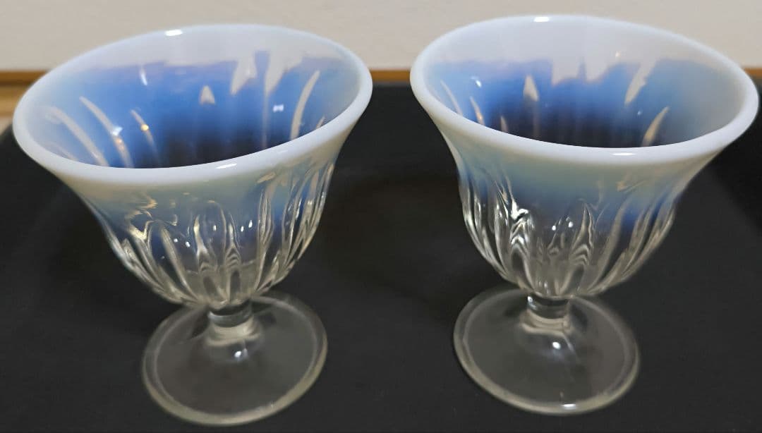 【食器】ビンテージ 昭和レトロ アンティーク デザートカップ 2個セット