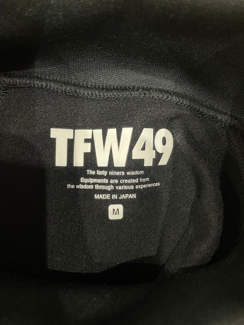 TFW49 WARM MOCK NECK LS T BLK×BLK サイズM