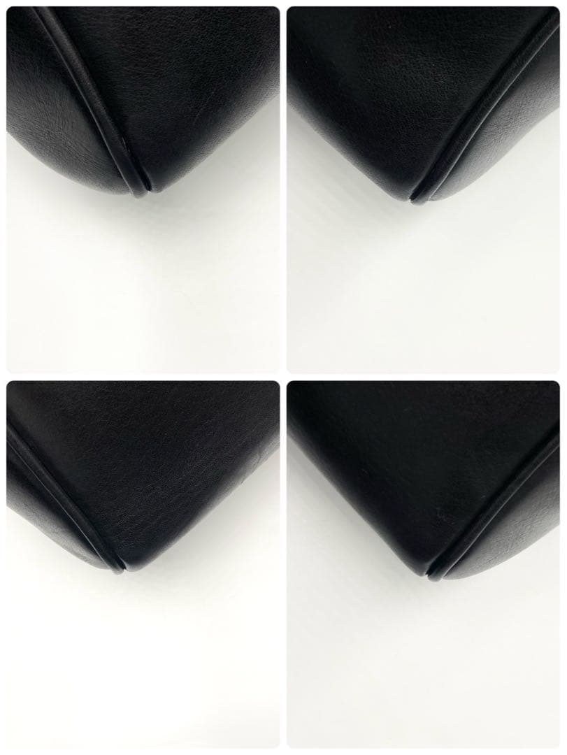 【美品】万双 双鞣和地 トートバッグ レザー A4収納 ブラック メンズ 肩掛け