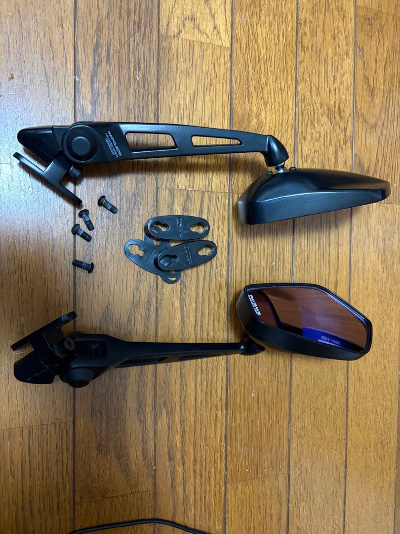 TANAX ナポレオン　カウリングミラー12 ロング　中古