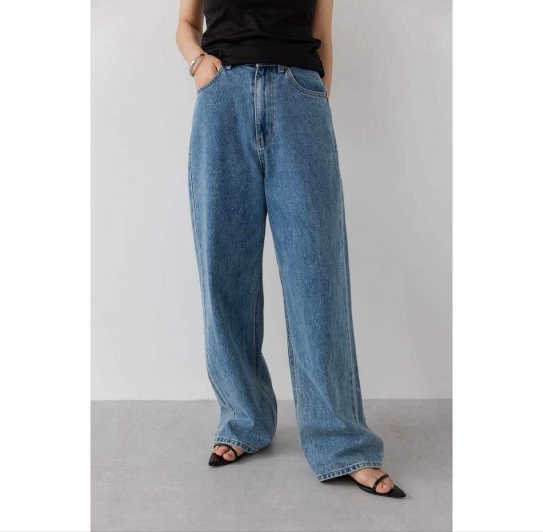 Wide Loose Jeans _Deep Blue nae 新品　M通常丈