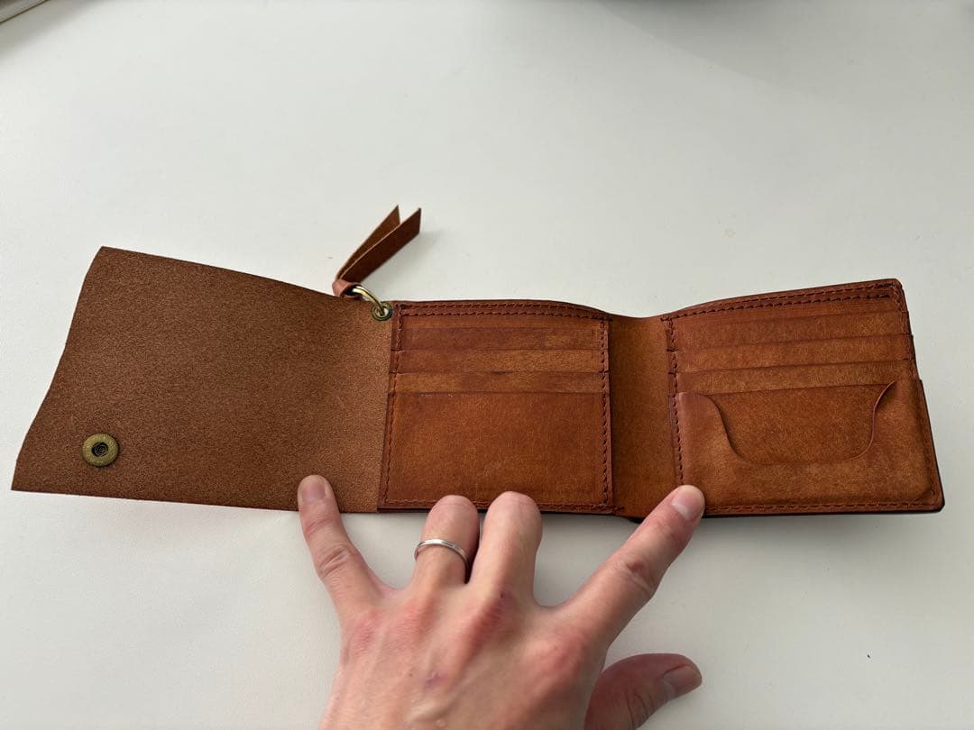 【美品】Ryu 2つ折り財布 レザー