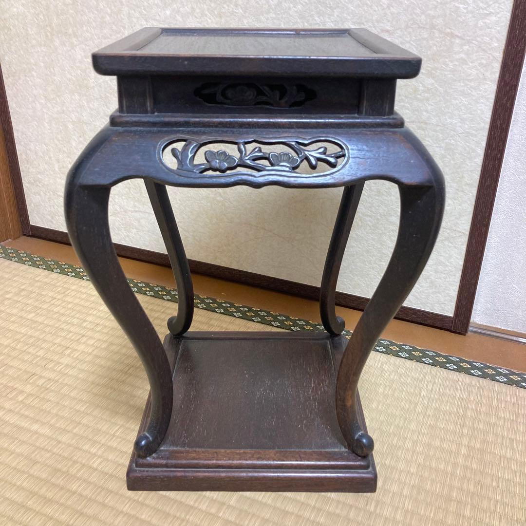 木製　花台　香炉台　飾り台