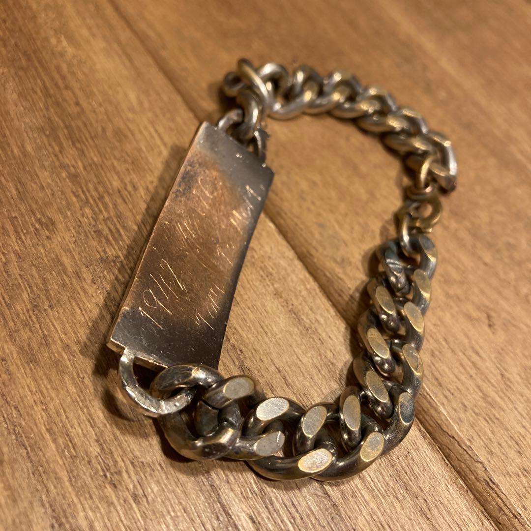 USAビンテージ　40's IDブレスレット　 スイートハートジュエリー　ww2