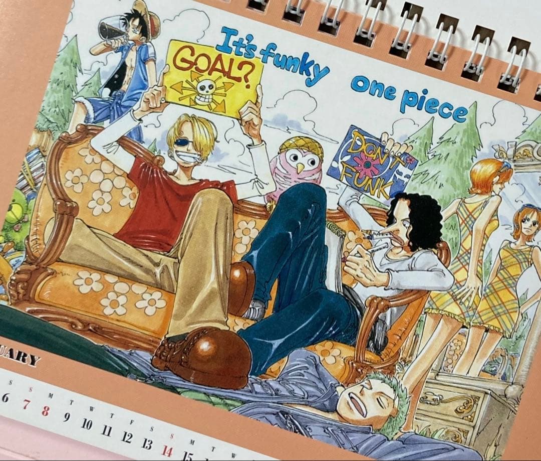 ☆激レア☆未使用！2001 ONE PIECEワンピースカレンダー　当時物