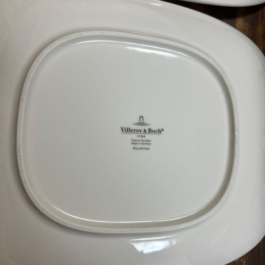 Villeroy＆Bochビレロイ&ボッホ エリアントス プレートひまわり 3枚