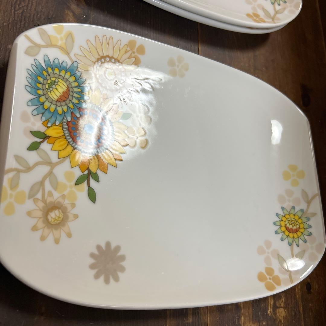 Villeroy＆Bochビレロイ&ボッホ エリアントス プレートひまわり 3枚