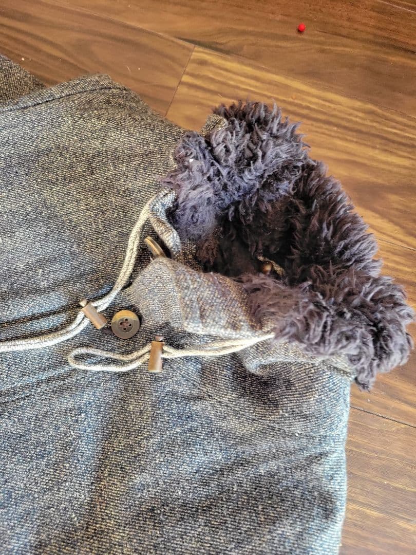 9000→8000 に 45r*p　暖かーいもこもこモッズコート。