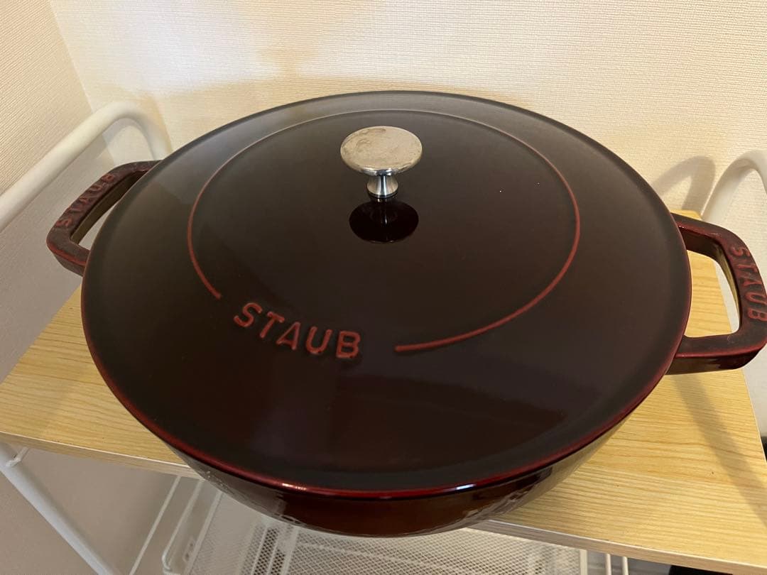 STAUB ブレイザー　28cm ワインレッド