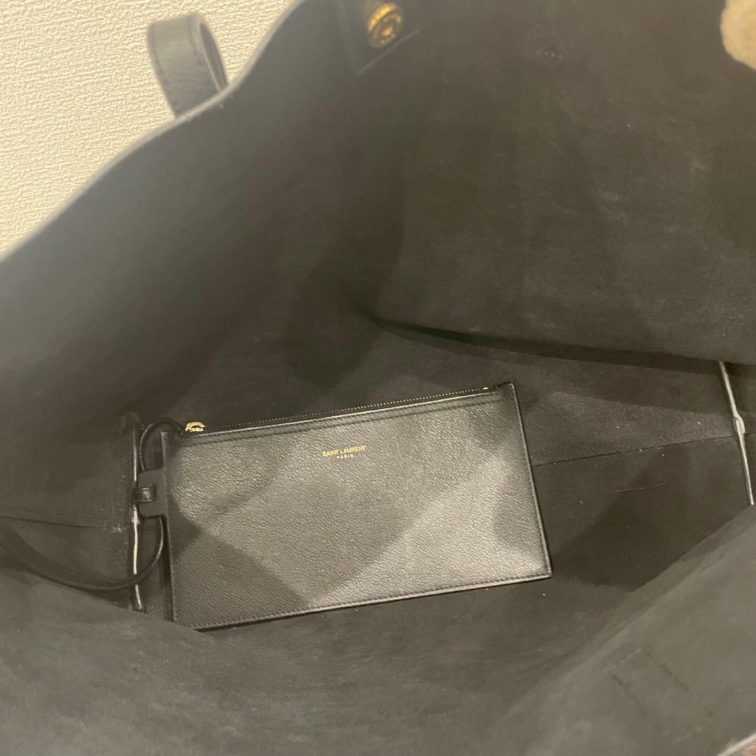 最終値下げ　サンローラン　パリ　トートバッグ　ブラック