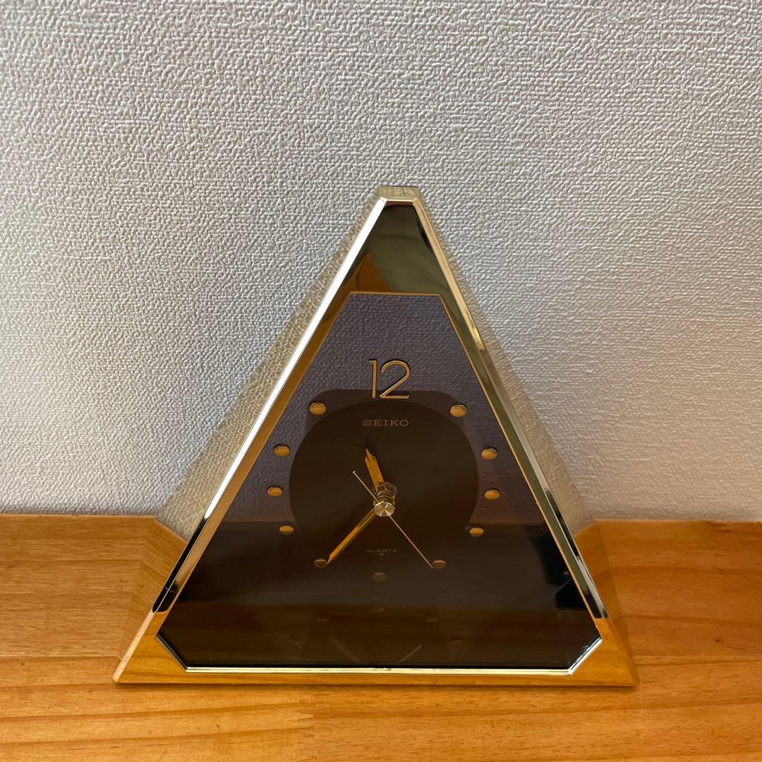 SEIKO 置き時計　ピラミッドクォーツ