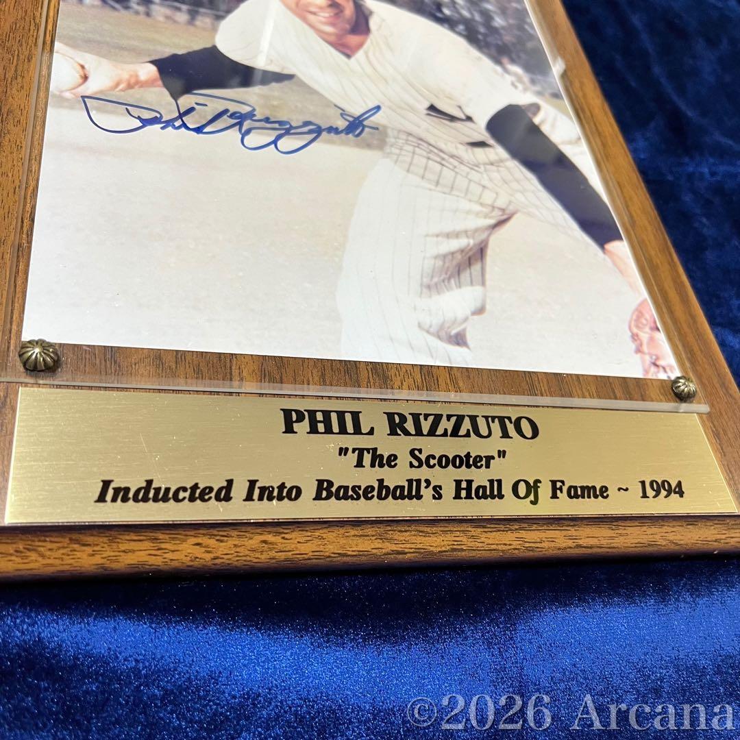 ヤンキース 殿堂入り リズートPhil Rizzuto 直筆サイン額装 COA付