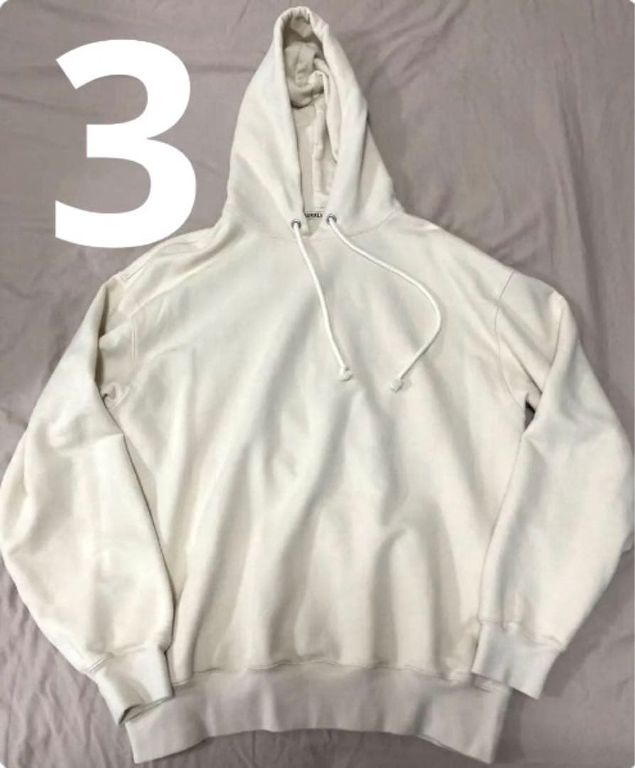 SUPER SOFT HEAVY SWEAT P/O PARKA オーラリー