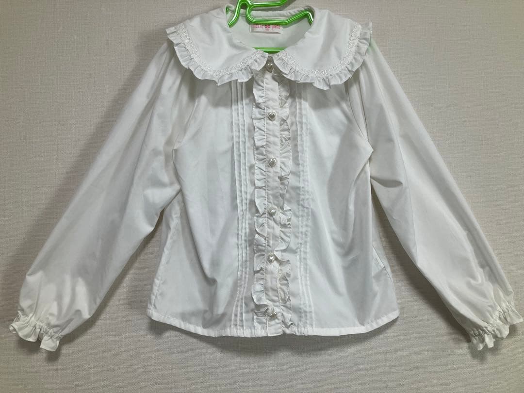 35th 復刻ウサギバレエ柄ジャンパースカート　130