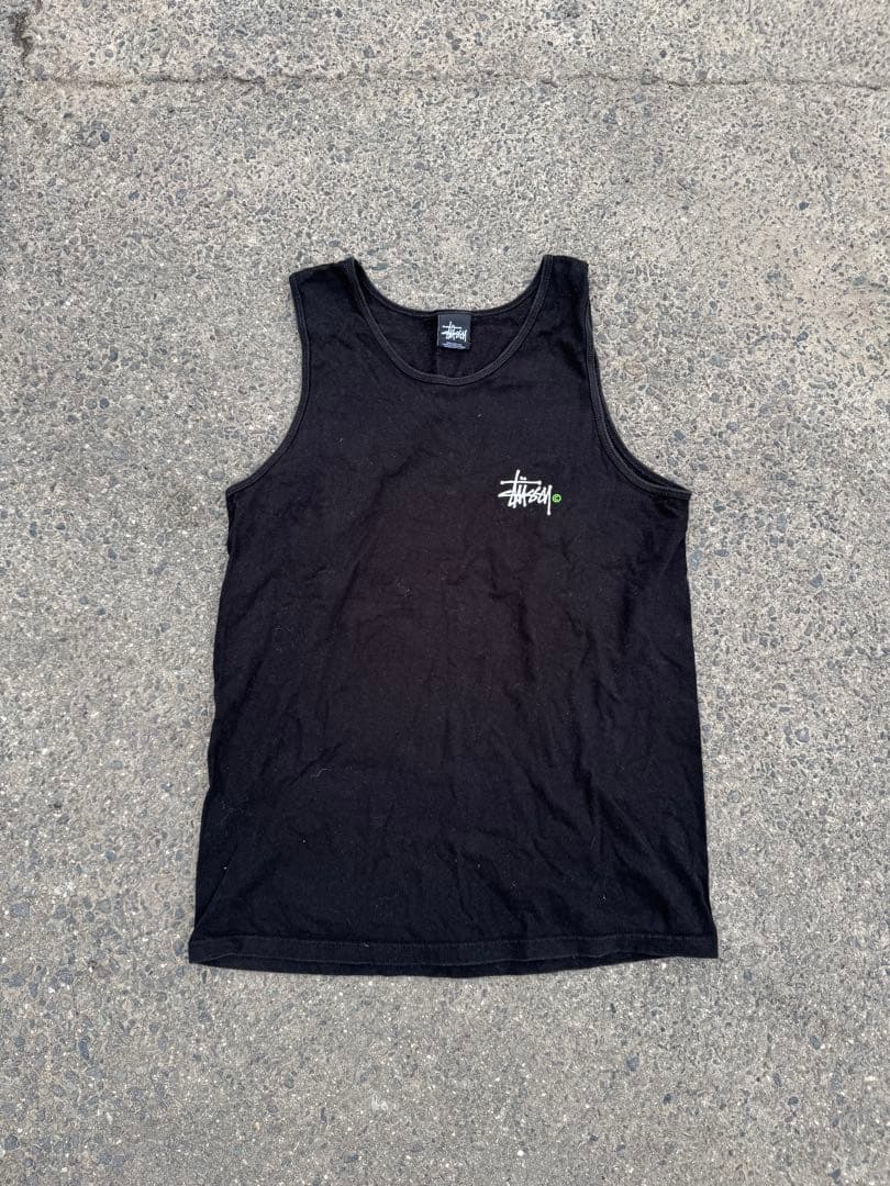 超レアstussy タンクトップ　カラー版　90s メキシコ製