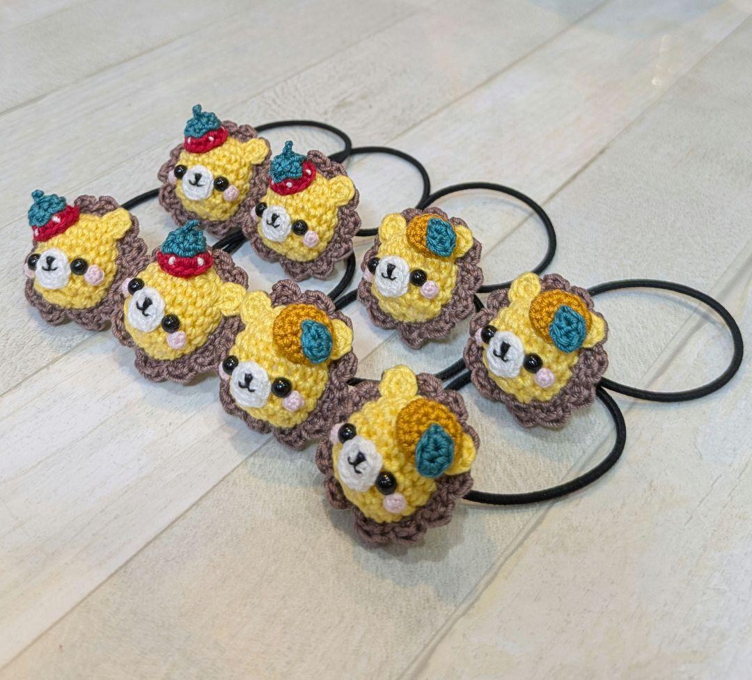 ヘアゴム　あみぐるみ