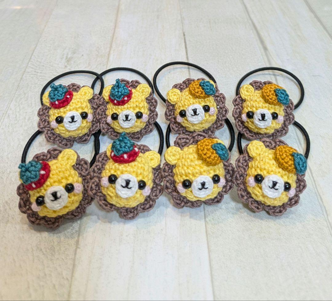 ヘアゴム　あみぐるみ