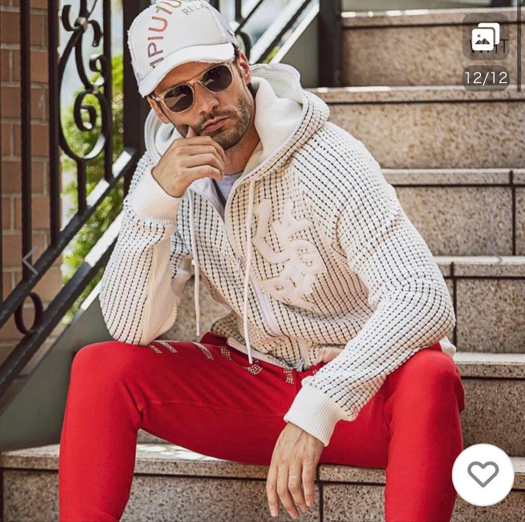 1PIU1UGUALE3 ウノピュウ relaxリラックス ワッフルリブパーカー