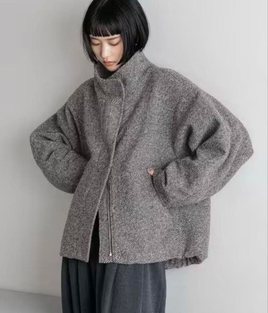 LOWRYSFARM ウーリーテックスタンドブルゾン　グレー　今季新作