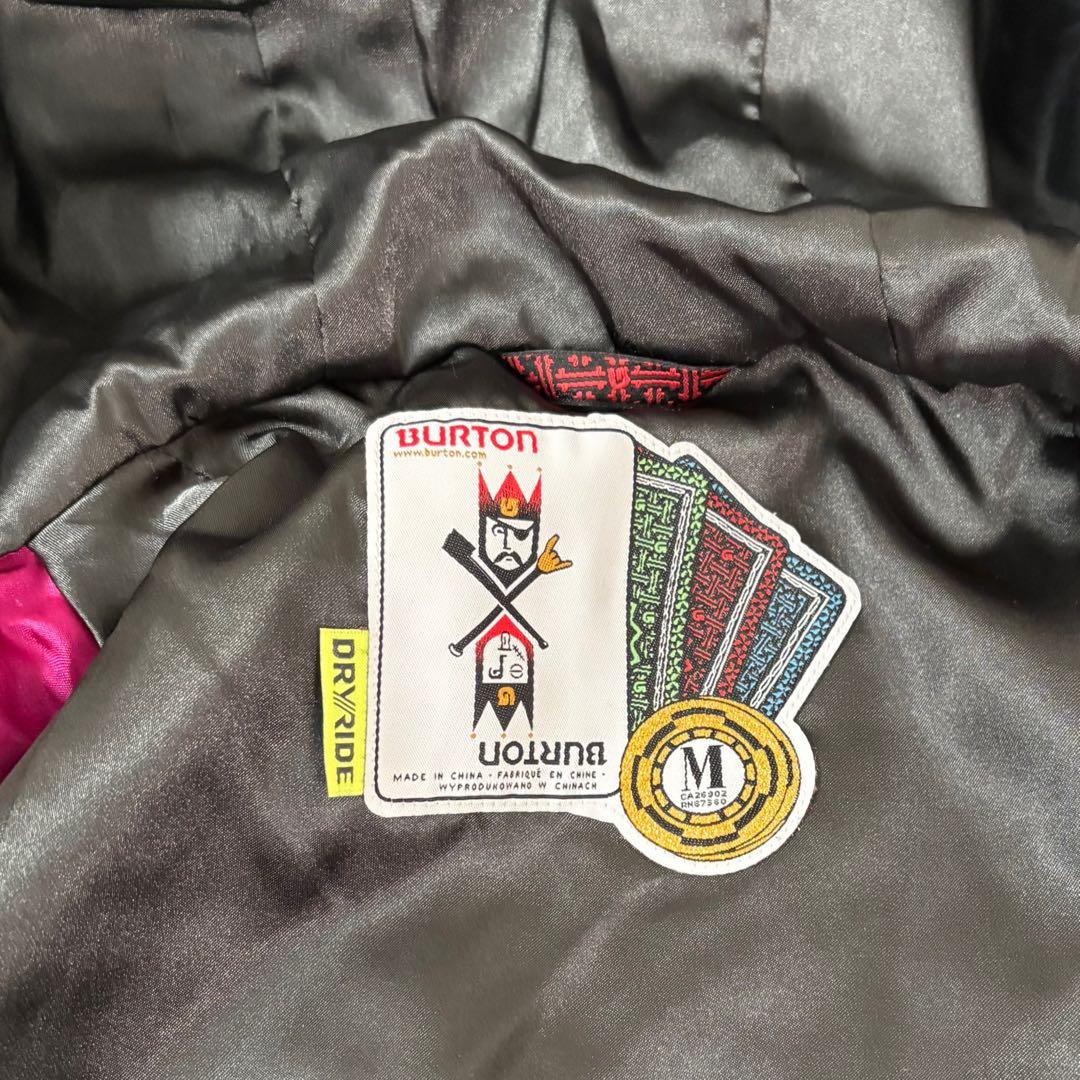 極美品☆BURTON☆バートン　スノーボードウェア　スキー　上下　Mサイズ　総柄