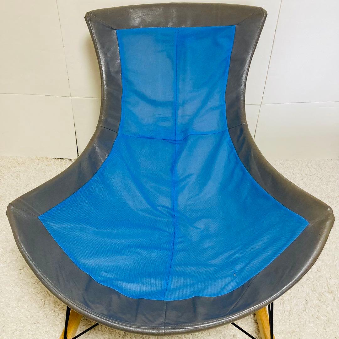 【激安】ロッキングチェア　足置きセット　1人掛け　ふわふわ