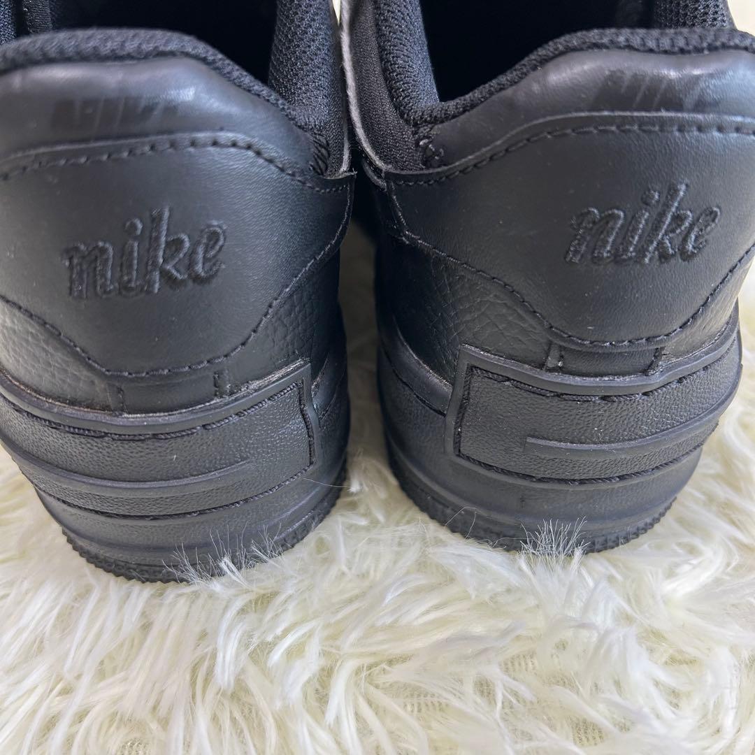 【NIKE】ナイキ エアフォース1 シャドウ 22.5cm 黒 ブラック