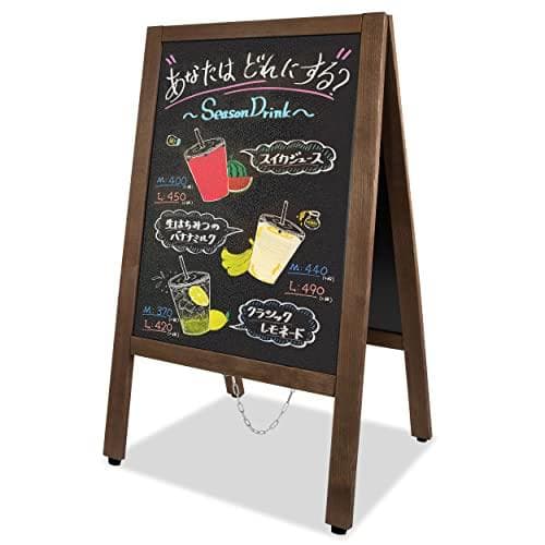 VAIIGO A型 看板 両面ブラックボード a型 立て看板 スタンド ボードp