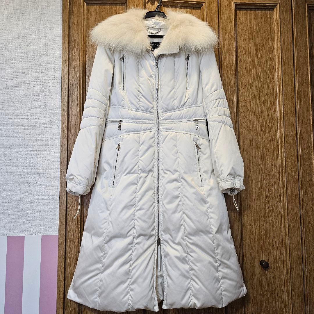 EPoca ホワイトダウンロングコート ITL 40