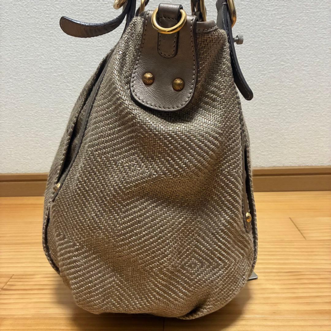 Tod's トッズ Gライン 2way ゴールド金具 ロゴ 刻印 大容量 肩掛け