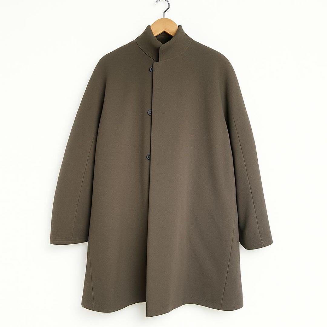 TEATORA WALLET COAT/ウール/ステンカラーコート/3/オリーブ