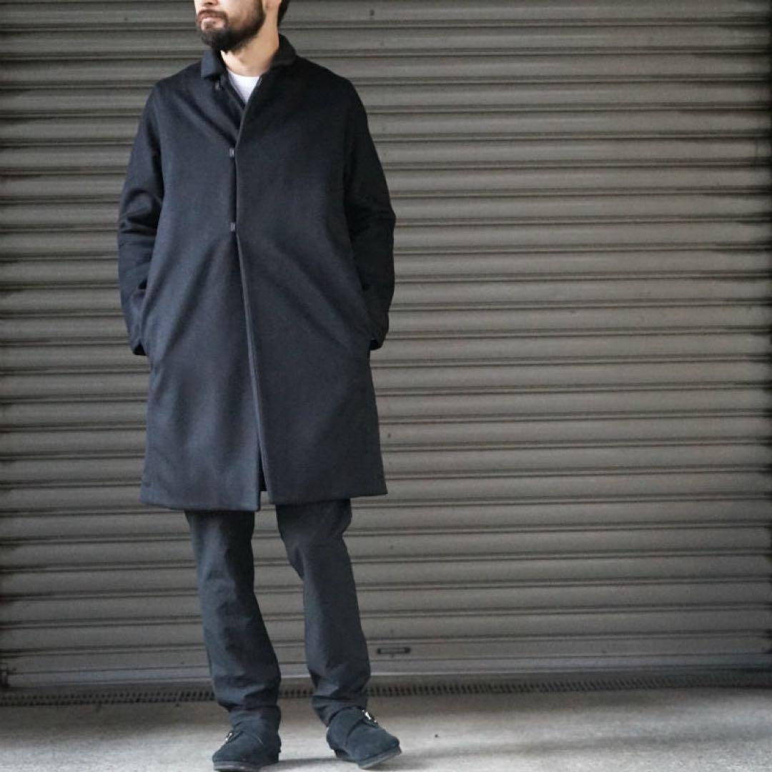 TEATORA WALLET COAT/ウール/ステンカラーコート/3/オリーブ