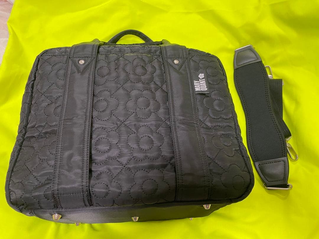 マリークワント　キルティング2wayボストンバック