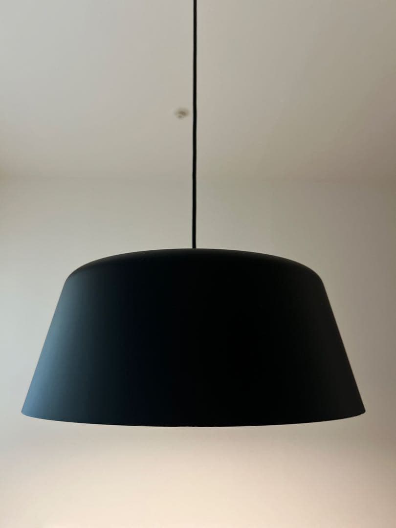 最終値下げ 美品 無印良品 ペンダントライト 台形L マットブラック