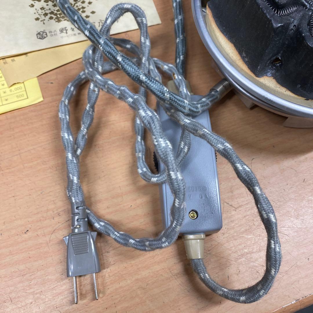 炭型電熱器　野々田商店