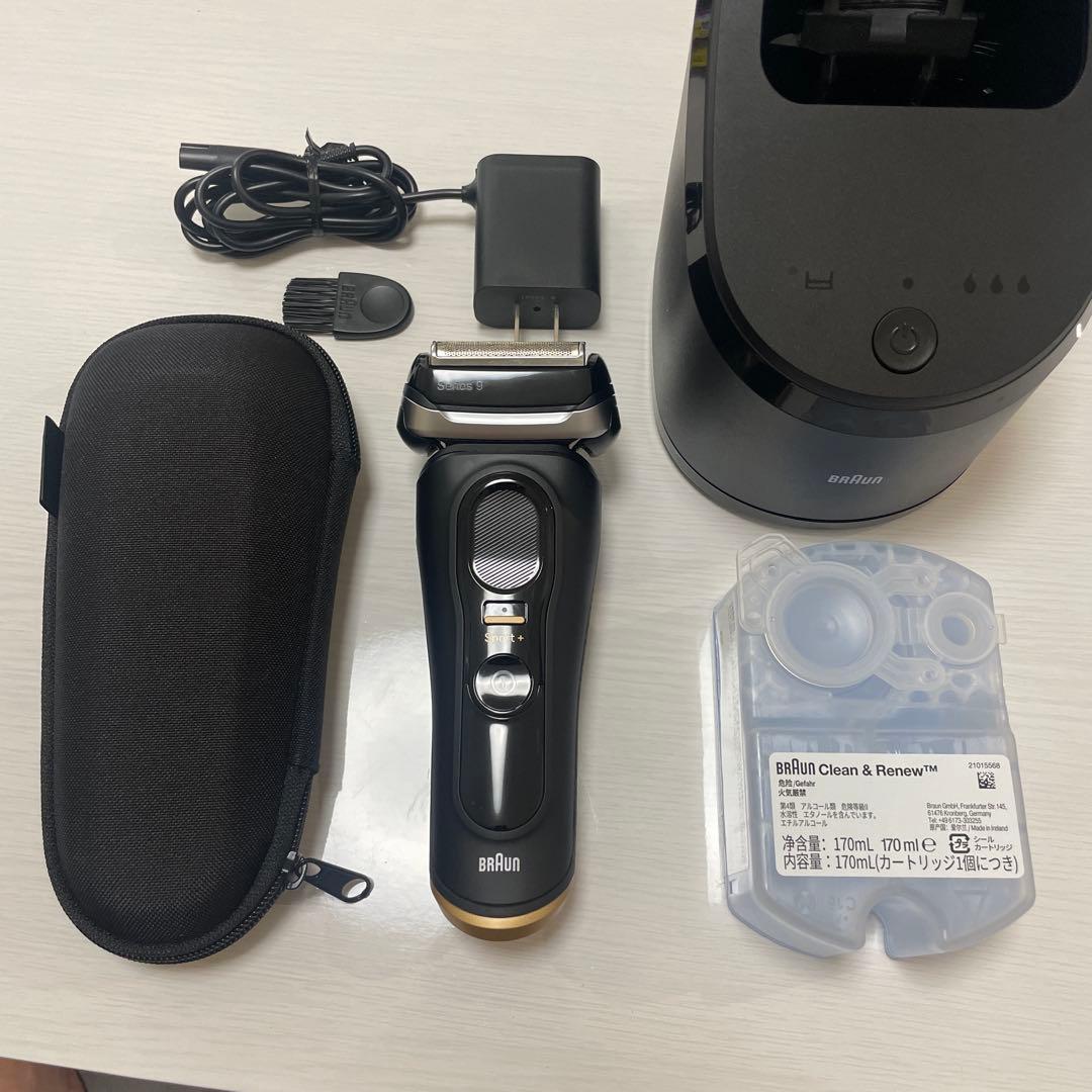 ブラウンS9 Sport+9350cc電気シェーバー5in1自動アルコール洗浄器