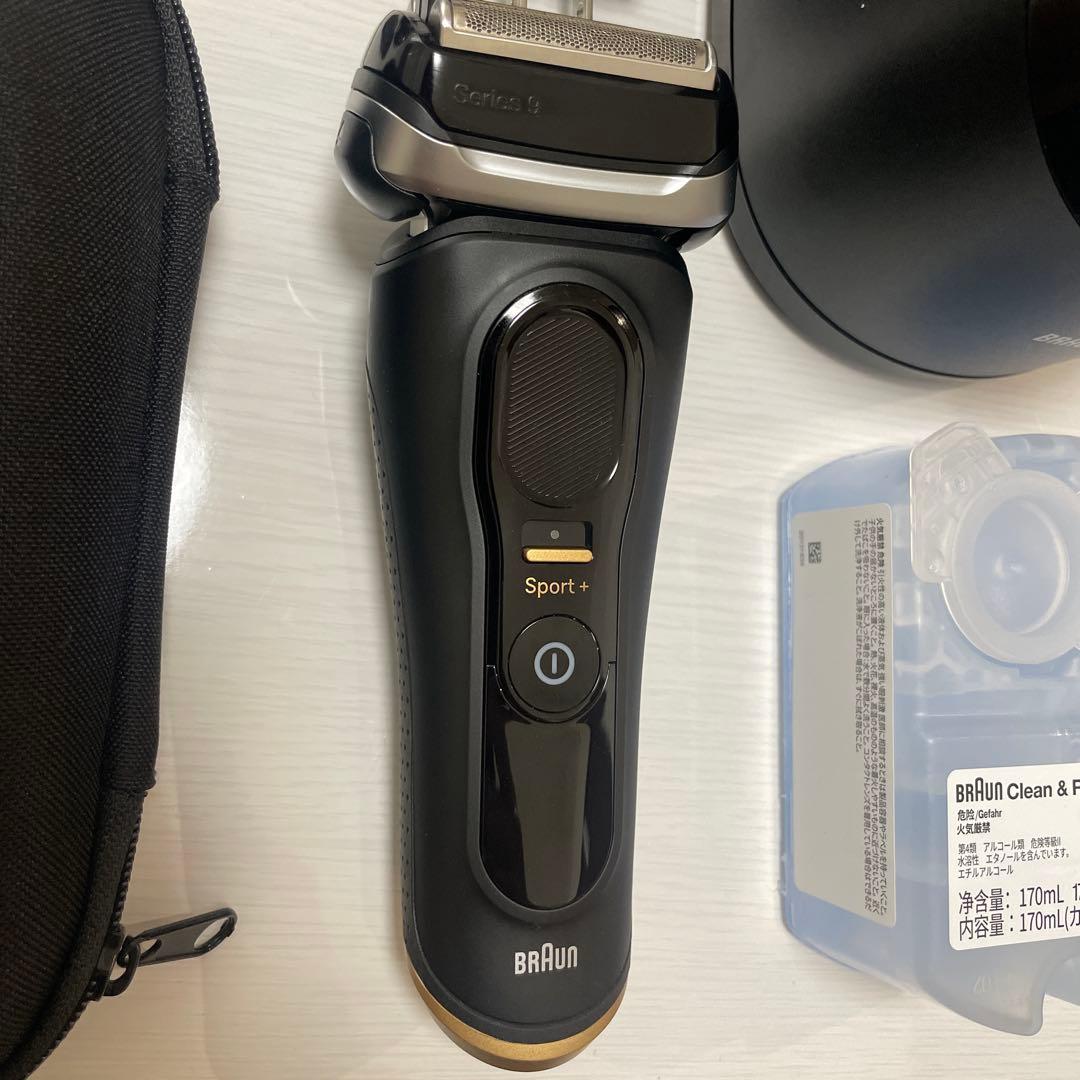 ブラウンS9 Sport+9350cc電気シェーバー5in1自動アルコール洗浄器