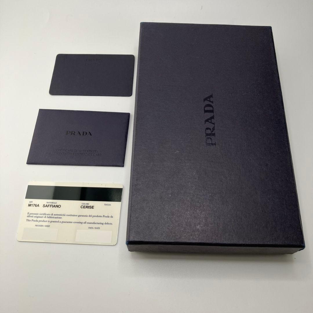 ぷぷ様✨PRADA プラダ　M176A 三角ロゴ　サフィアーノ　長財布　黒