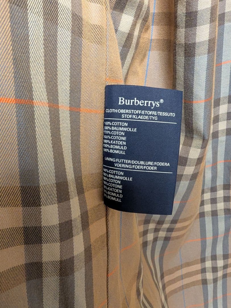 Burberry ステンカラーコート england