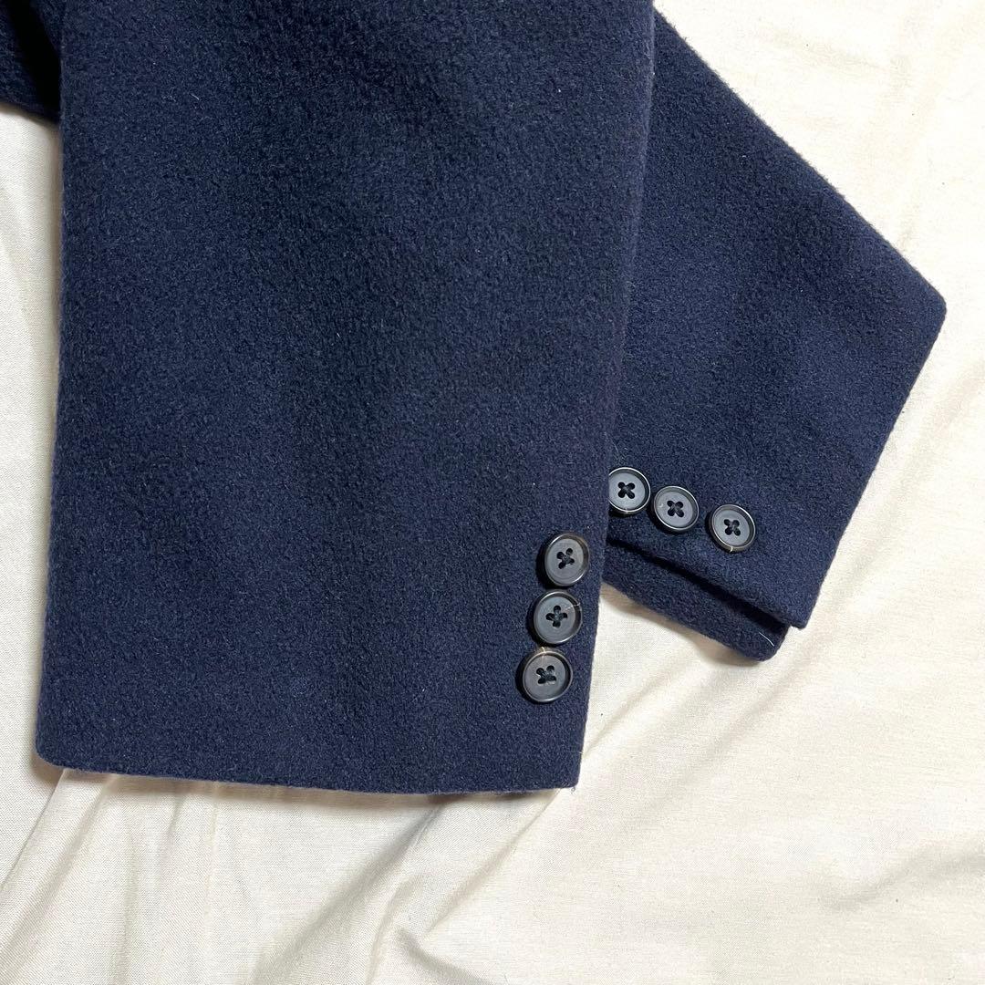 【希少サイズXL】エーボンハウス 　ダブルチェスターコート 　カシミヤ　マキシ丈