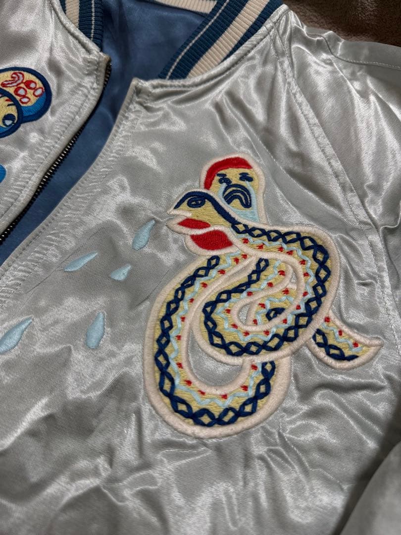 ２面用 DIESEL party 限定 スカジャン unisex レーヨン 珍