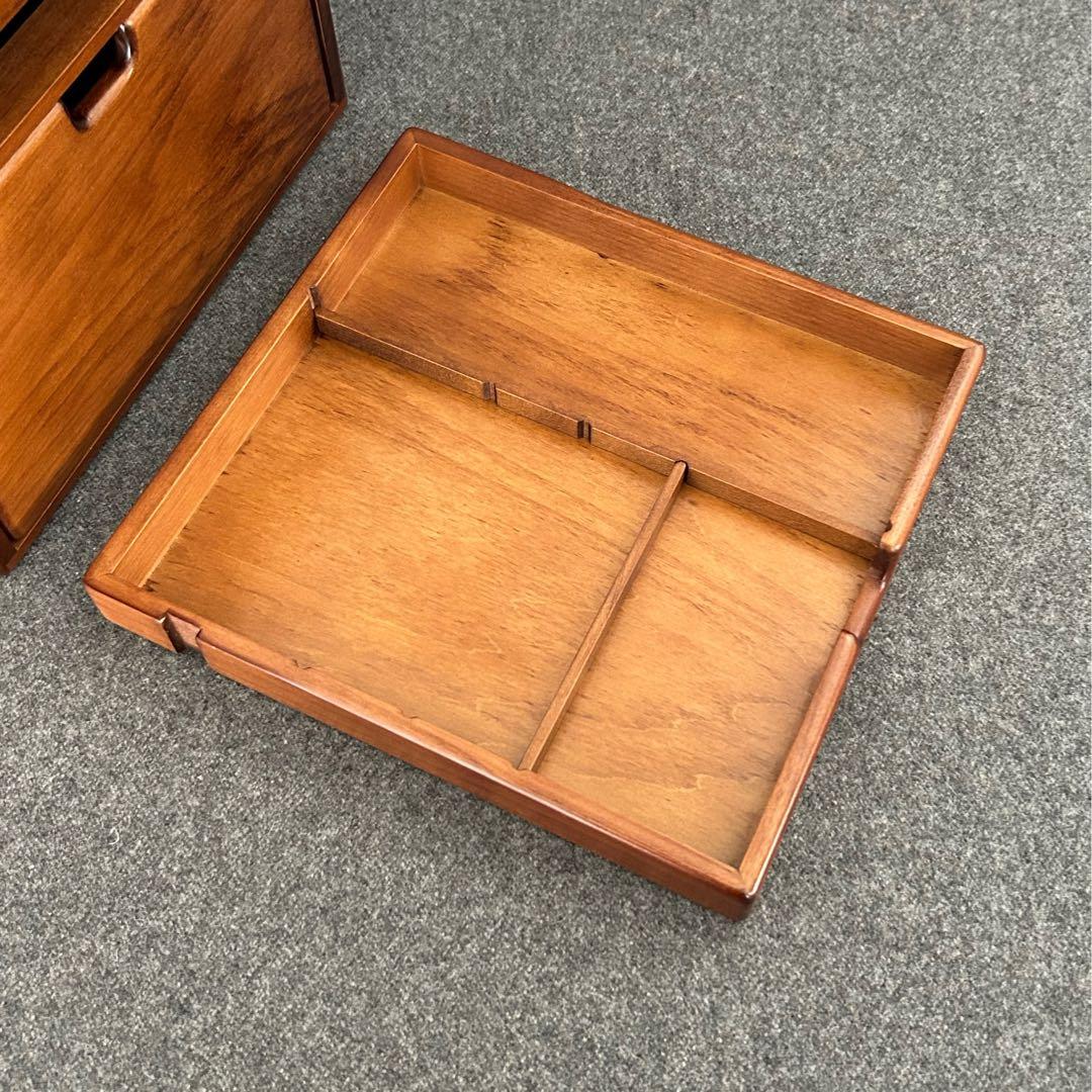 豊岡クラフト小物収納アクセサリーケース文具薬救急箱メイクボックス机上整理