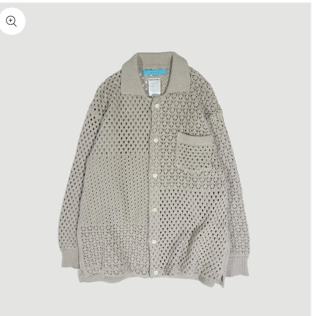 MUZE TURQUOISE LABEL × FACCIES メッシュシャツ