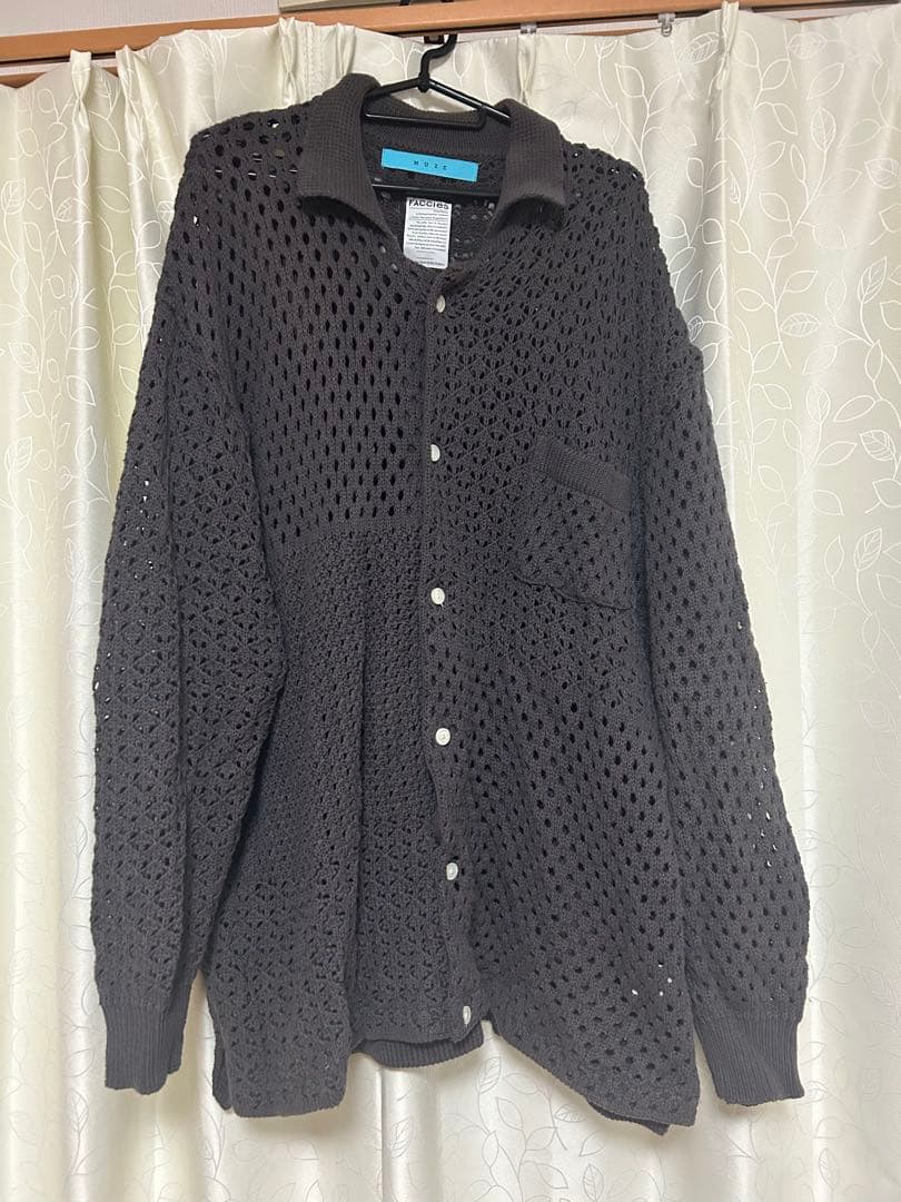 MUZE TURQUOISE LABEL × FACCIES メッシュシャツ