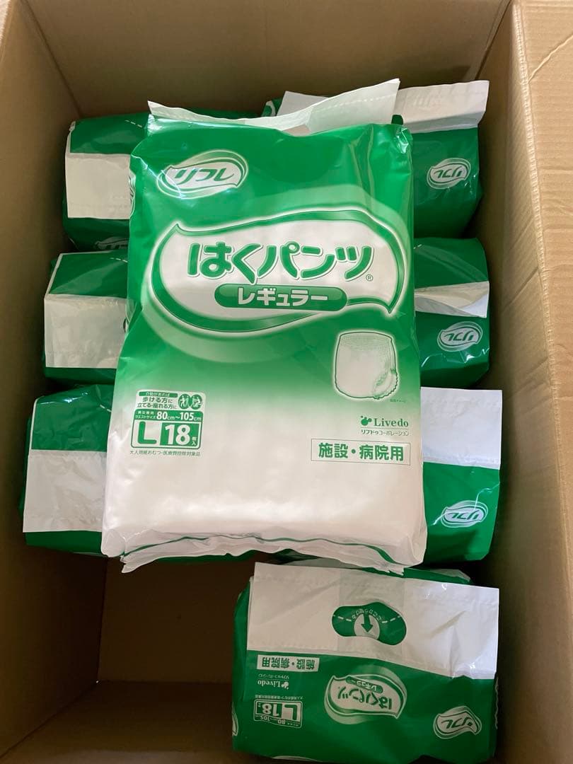 リフレ　はくパンツ L18 8パック入り