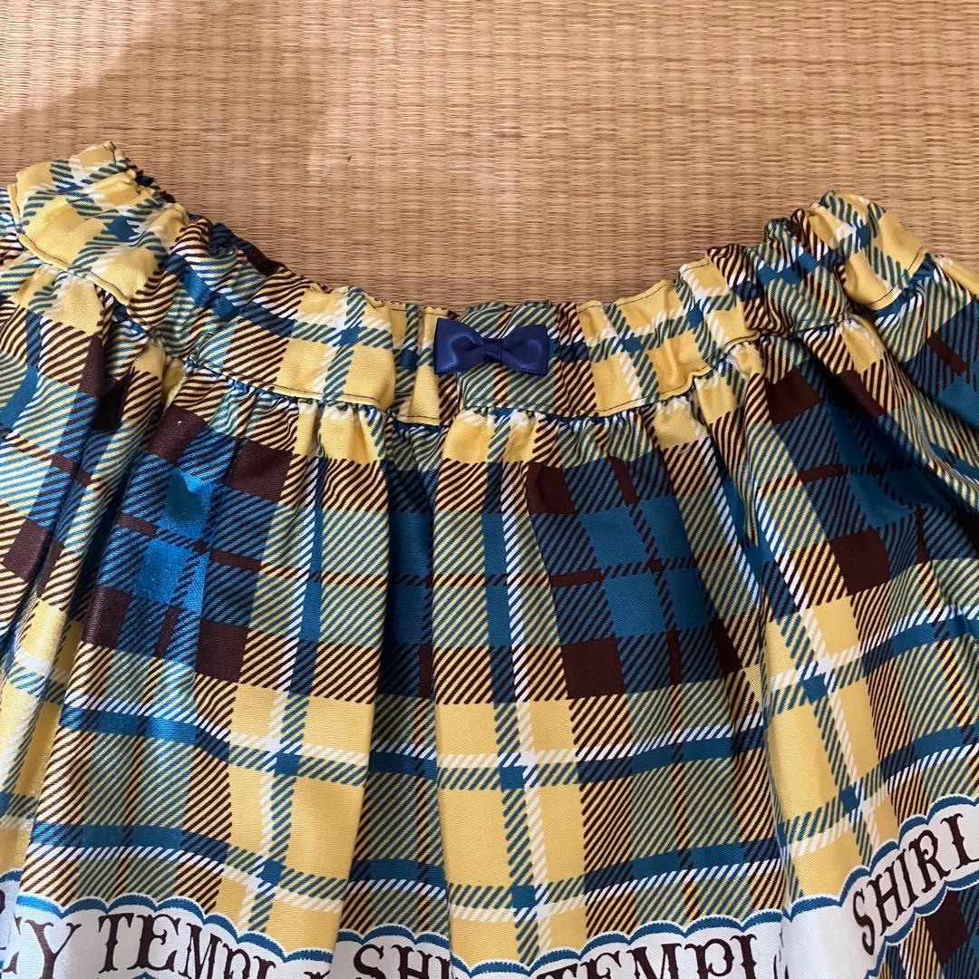 タグ付き　カーディガン　スカート　セット　130 りす　りんご