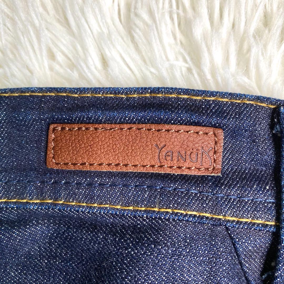 美品✨Yanuk デニム Lea ボーイズストレートデニム 25 ワンウォッシュ